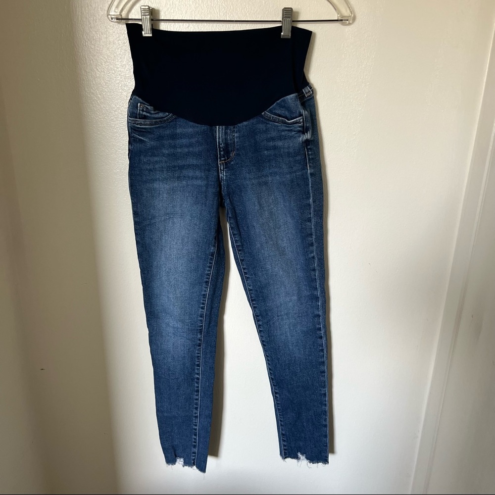 Joes Jeans Icon Skinny ankle Maternity Jean raw hem size 29